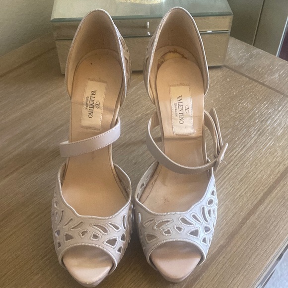 Beige Valentino shoes